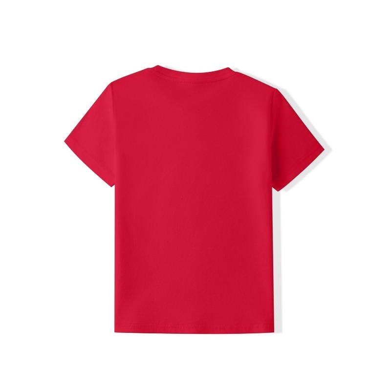 Kids Bee Ladybug Insect Print Crewneck Short Sleeve Tee, Breathable Comfort Summer Kids Top