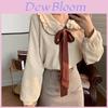 Cotton Corduroy Shirt With 3d Pattern And Doll Collar For Vintage Style Womens Fashion