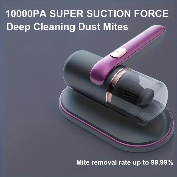 1pc, Bed Vacuum Cleaner, Super Strong Suction And Low Noise, UV Light, Washable HEPA Filter For Deep Clean, Handheld Vacuum, Mattress Vacuum Cordless