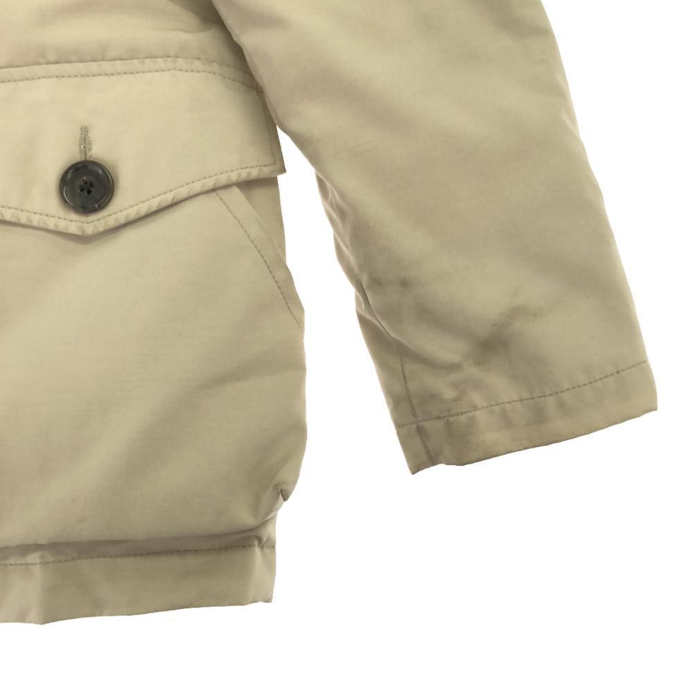 Danton Logo Patch Hooded Down Jacket 34 Beige Women Used