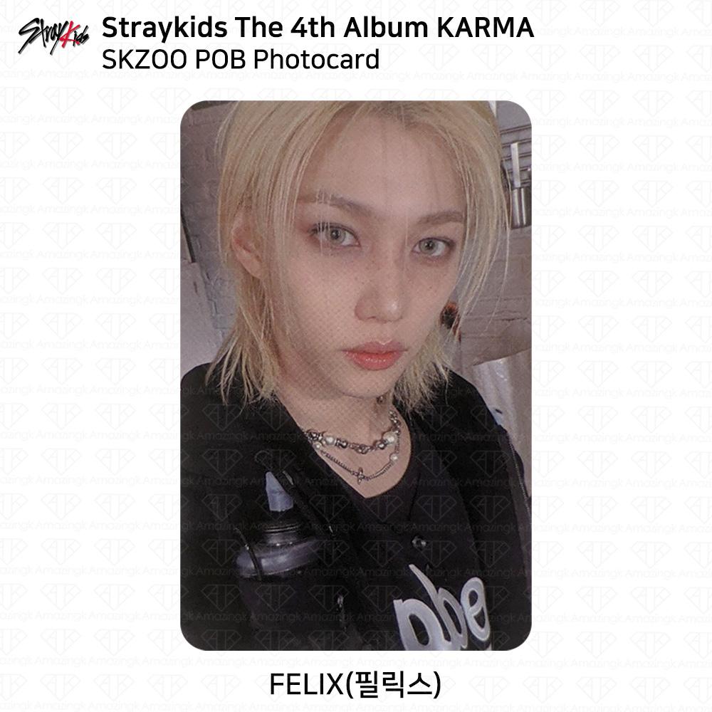 Stray Kids Das 4. Album Karma SKZOO-Version. POB Fotokarte KPOP K-POP SKZ