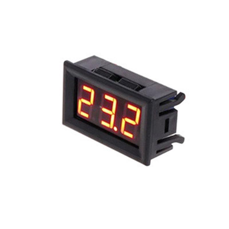 DC 5V-12V Digital LED Thermometer -50 ~ 110C Degree Embedded Car Incubator Panel Meter Monitor