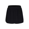 Women Pleated Shorts Blk A6ml1hp03