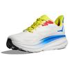 HOKA Clifton 9 Blanc De Blanc Virtual Blue Men Sneakers White 1127895-BVR