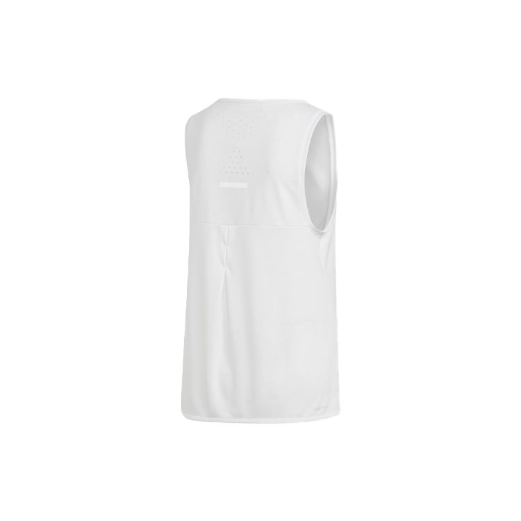 adidas Loose-Fit Round Neck Training Tank Top Women Tops White EI6375