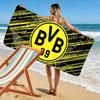 Borussia Dortmund2 Print Beach Towel, Large Soft Quick Dry Towel for Beach Camping Swimming