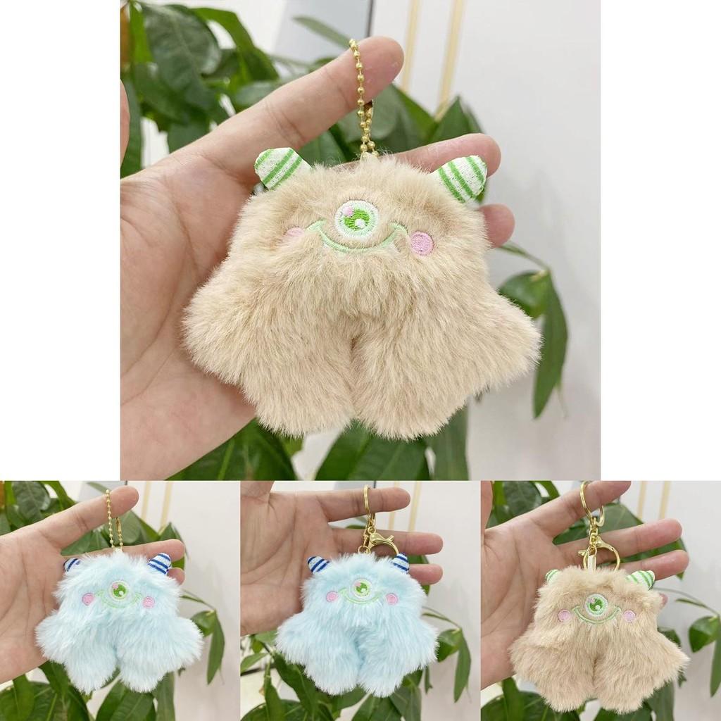 Charming Cartoon Monster Keychain Doll Plush Toy 8cm Ideal For Kids And Collectors