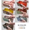 [Liz Days] Women's Wallet, Small, Short, Genuine Leather, Cowhide, Ultra Small, Thin, Slim, Light, Compact (Silver)