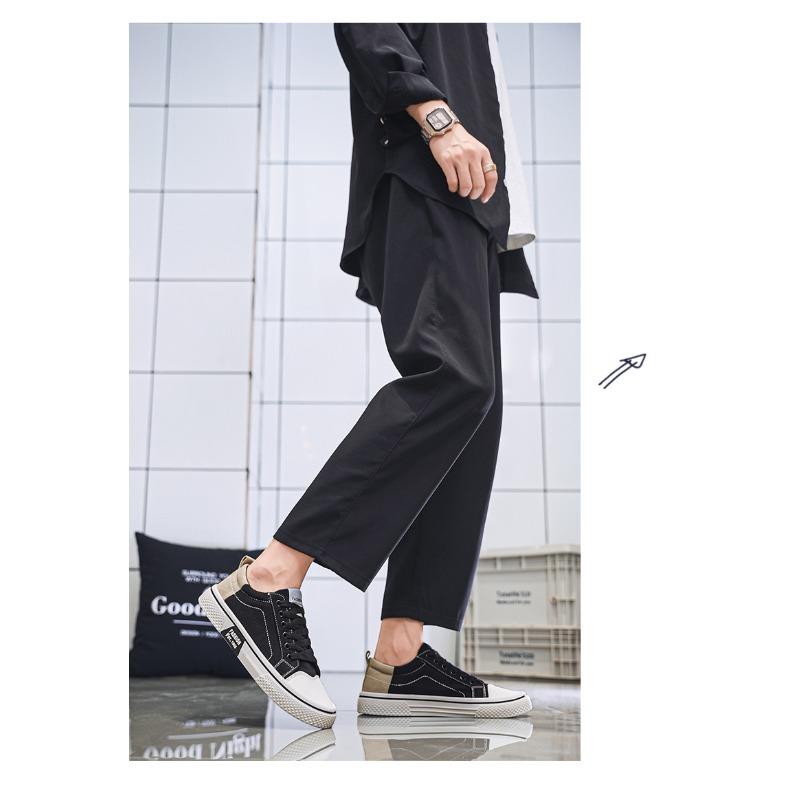 Canvas-Schuhe Herren Frühling Atmungsaktiv Vielseitig Low-Top Board-Schuhe Sportlich Lässig Studenten Stoffschuhe Leicht.
