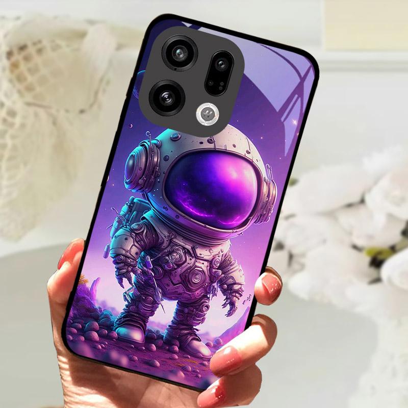 For OPPO Find X9 Pro Case FindX9 PLJ110 Tempered Glass Protective Back Cover For OPPO Find X 9 X9Pro Phone Shell Bumper Fundas