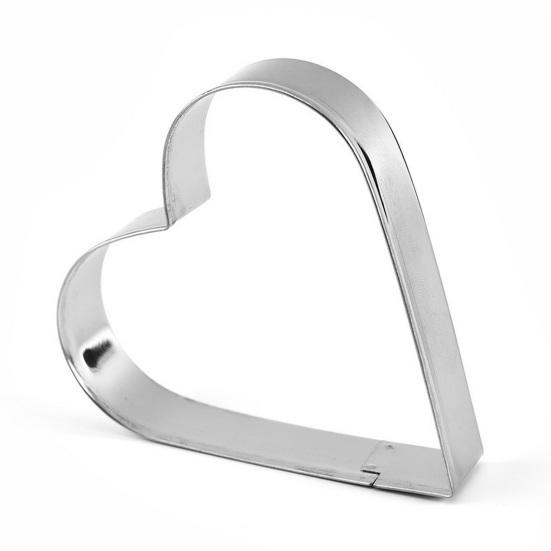1 Set Cookie Cutter Stainless Steel Heart Cookie Mold Easy To Clean Versatile Baking Mold for Home Kitchen
