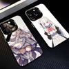 Re Zero Rem Emilia Phone Case For iPhone17,16,15,14,13,12,11,Pro,MAX White Matte Shockproof Cover