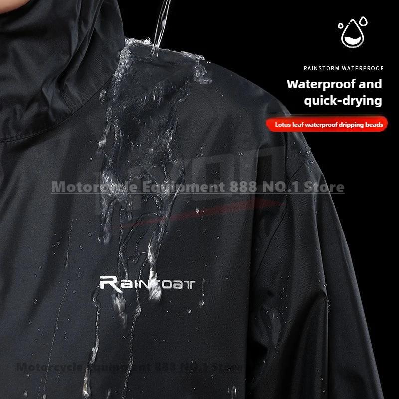 6XL Grote Maat Waterdicht Regenpak voor Volwassenen voor de Zomer Unisex Motorfiets Regenjas Lichtgewicht Ademend Buiten Regen Kleding