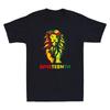 Löwe Juneteenth Retro Schwarze Geschichte Afroamerikanische Flagge Vintage Herren T-Shirt