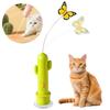 2 Play Mode Interactive Cat Toys Butterfly Teaser Automatic Butterfly Cat Stick Couch Play