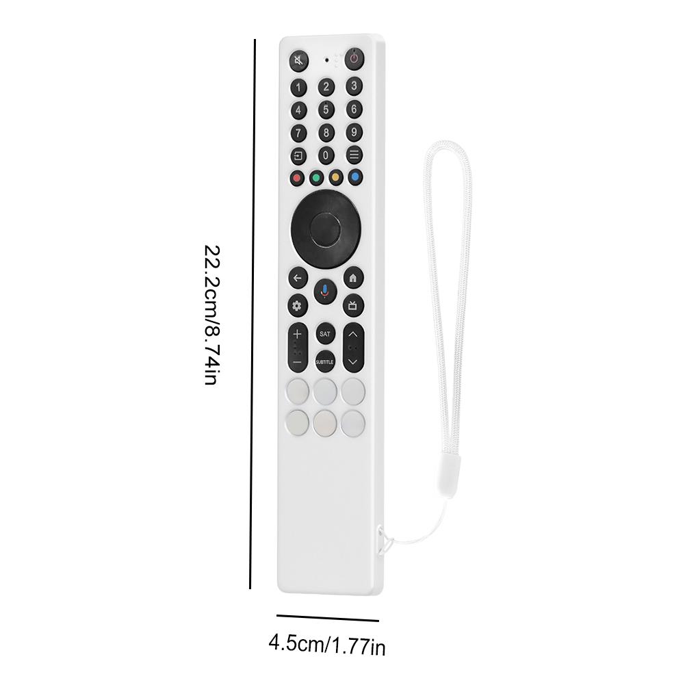 Für TCL RC833A Silikon Fernbedienungshülle mit Lanyard Schutzhülle Rutschfest Sturzsicher RC Hülle TV Zubehör Werkzeug