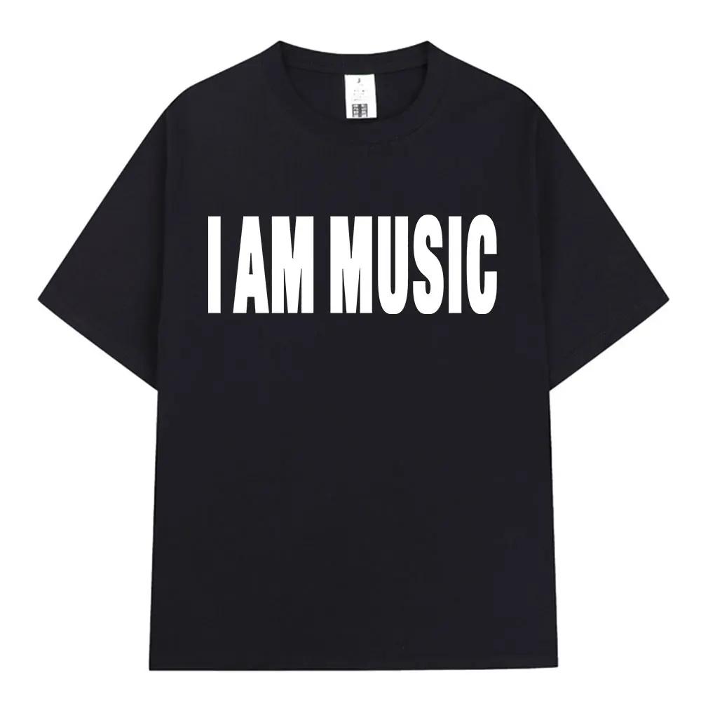 Rapper Playboi Carti Same Style I AM MUSIC Print Tshirt Women Fashion Hip Hop Opium T Shirts Oversized T Shirt Tops Fan Gifts
