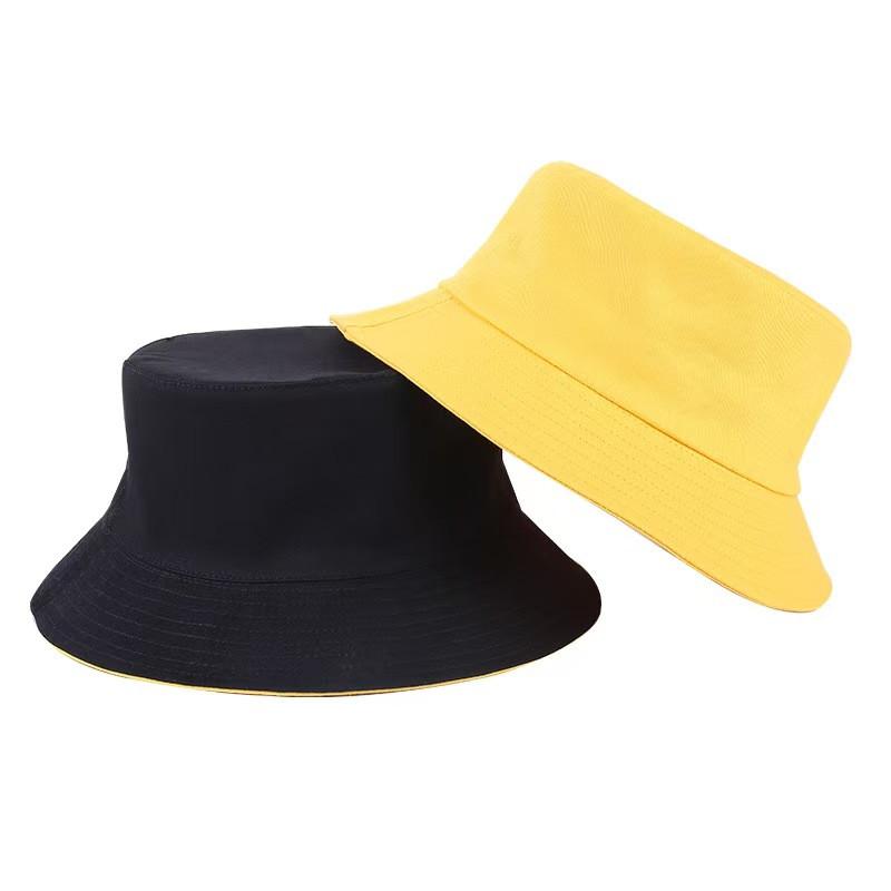 Unisex High Quality Cotton Wide Brim Bucket Hat with Custom Logo Sun Protection for Fishing Parties