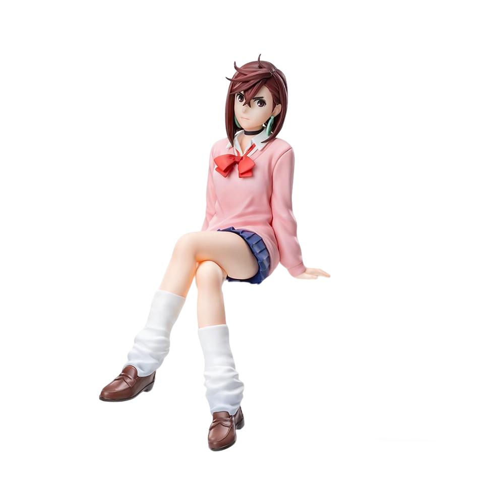 Anime Dandadan Ayase Momo Shiratori Aira Sitting Posture S.H.Figuarts Transformed Assembly PVC Model Toy Action Figures Gift