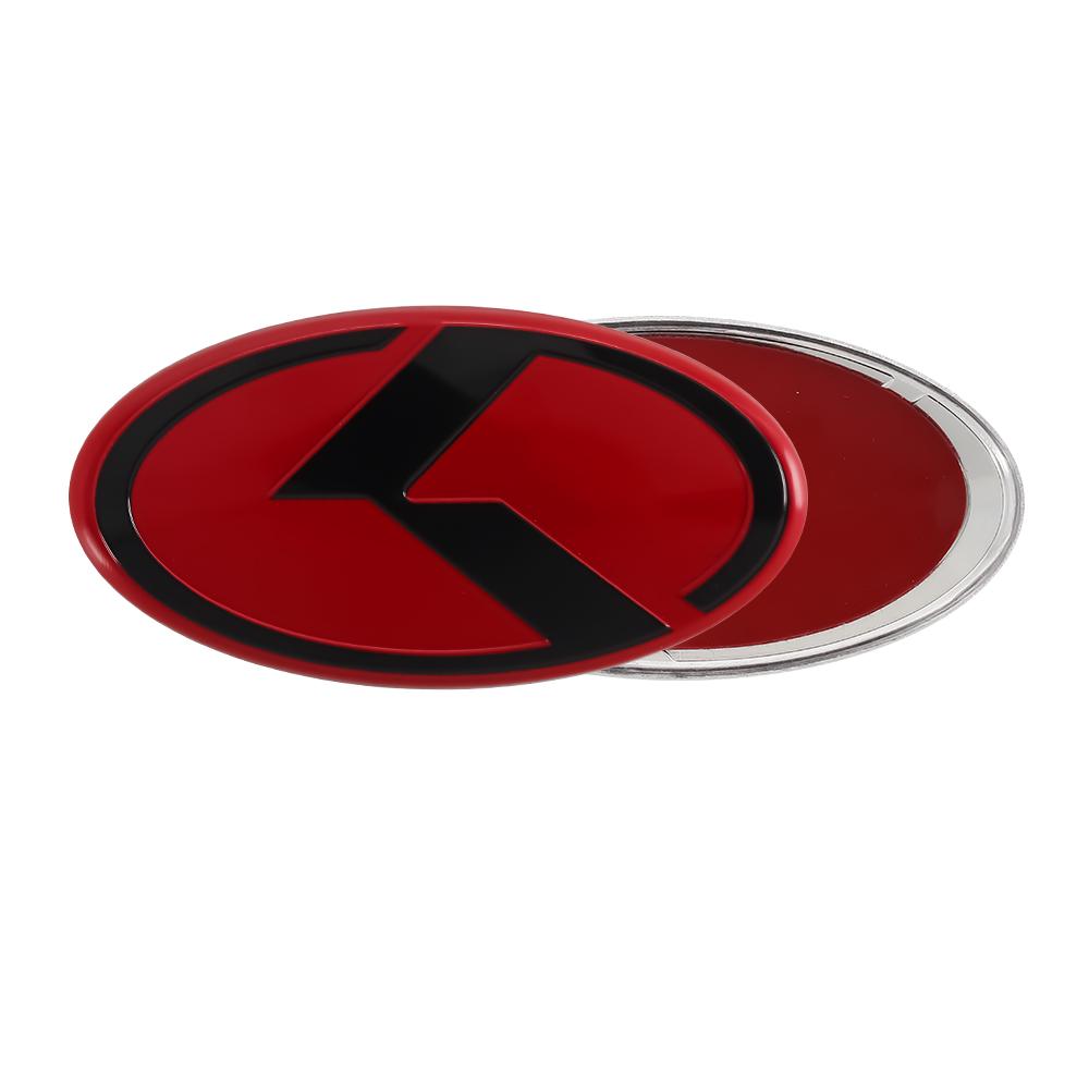61 MM Decorazione Emblema Auto in Alluminio 3D Adesivo Centrale Volante Per KIA Sportage Ceed Sorento Cerato Optima GT STINGER Rio Soul