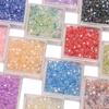 4mm 10g/bag Cut Color Diamond Crystal Beads DIY Bracelet Necklace Earrings Jewelry Accessories