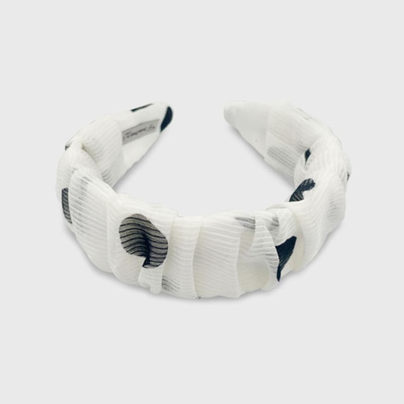 Jean Paul Clarisse Chiffon Dot Hairband JP-22-096HB