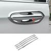 Chrome Steel Exterior Side Door Handle Cover Trim 8PCS For Ford Edge 2015-2021