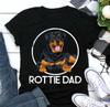 Rottie Dad T-Shirt: Funny Rottweiler Dog Lover Gift