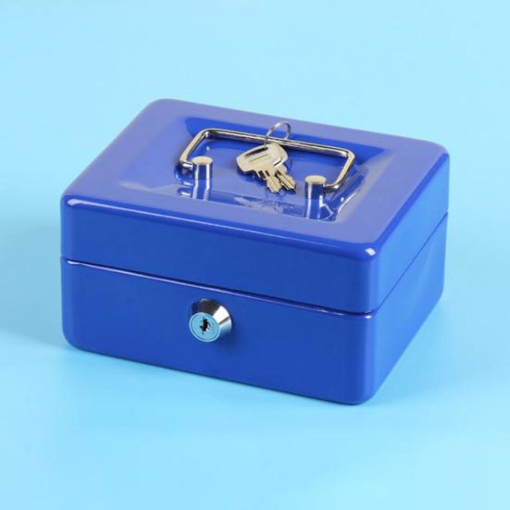 Money Storage Container Modern Handle Multifunctional Key Safe Box Cash Coin for Home