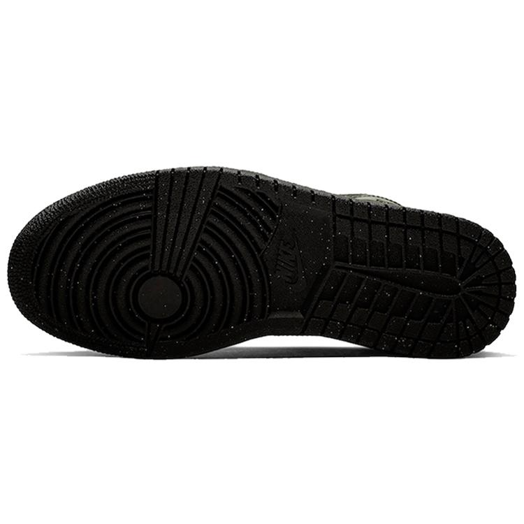 Jordan 1 Mid Patent Triple Black Women's BQ6472-003