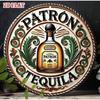 Vintage Patron Tequila Mexicana Bar Metal Wall Poster for Garage