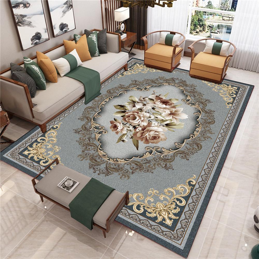 New Chinese Style Living Room Carpet Chinese Style Sofa Coffee Table Mat Bedside Classical Style Carpet