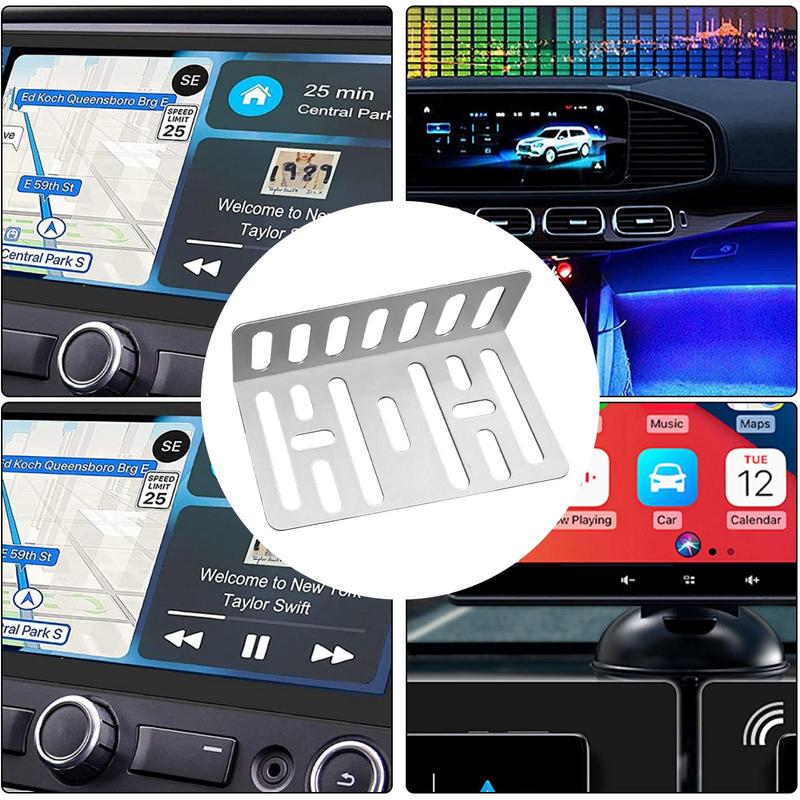 2 DIN Installation Kit Car Radio Adapter Double DIN Installation Slot Metal Car Stereo Radio Mounting Frame Fitting Kit