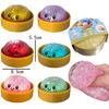 Colorful 6 Styles Glitter Dumpling Glitter Dumpling Squishy With Box Dumplings Sensory Squeeze Toy For Stress Relief Toys