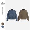 ARBENDO Men's Vintage Distressed PU Workwear Jacket WT1411