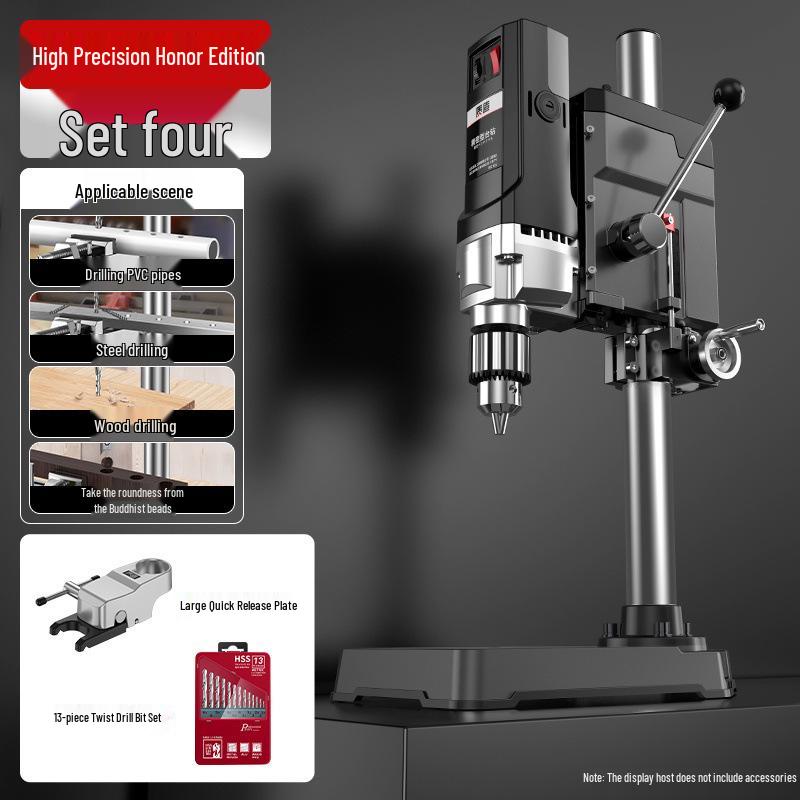 High-Power 220V Multi-Functional Bench Drill for Household and Industrial Use