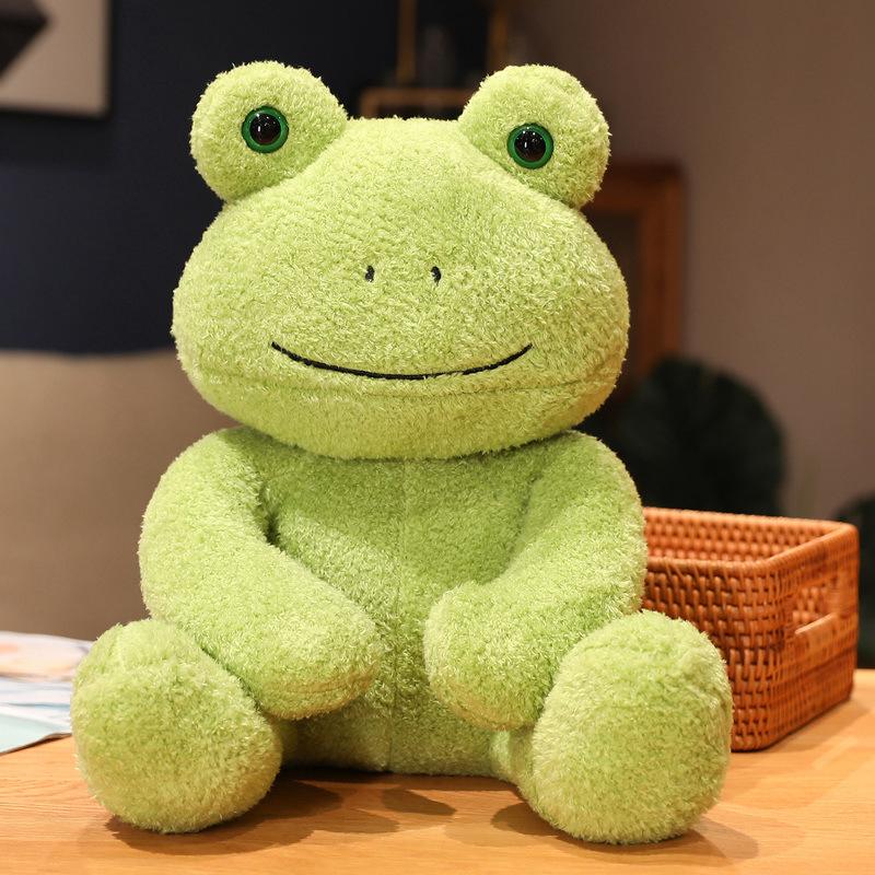 Cute Cute Little Frog Doll Plush Toy Dressing Frog Doll Children Sleeping Soothing Pillow Rag Doll