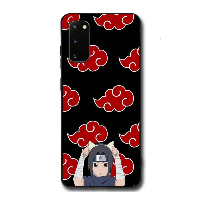 Akatsuki Anime N-Naruto Phone Case For Samsung Galaxy A21S A31 A32 A20RE A51 A52 A71 5G A72 A80 A91 S10 Lite Cover
