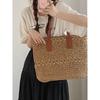 Summer Straw Woven Bag Women'S Handbagnewest Fashion Woven Tote Bag All-Match Ins Large Capacity Shoulder Bag Armpit Bag