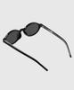 Tuditeo Mon Tinted Lightweight Horn-Rimmed Geek Chic Sunglasses Nylon Tinted Lens C1 Black
