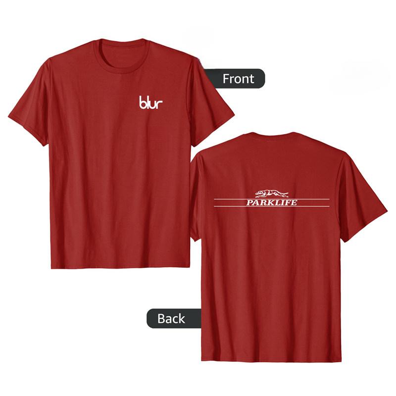ZX BLUR Blur Band British Rock Punk Music Casual TShirt Mens and Womens Luxury Band Brand Top 2026 New Band