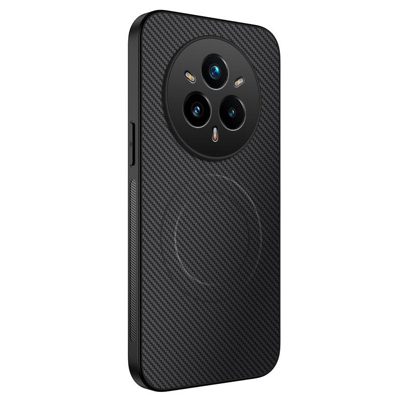 Applicable To OPPO Realme16Pro Carbon Fiber Pattern Magnetic Mobile Phone Case RealmeGT8Pro Anti-drop Protective Case
