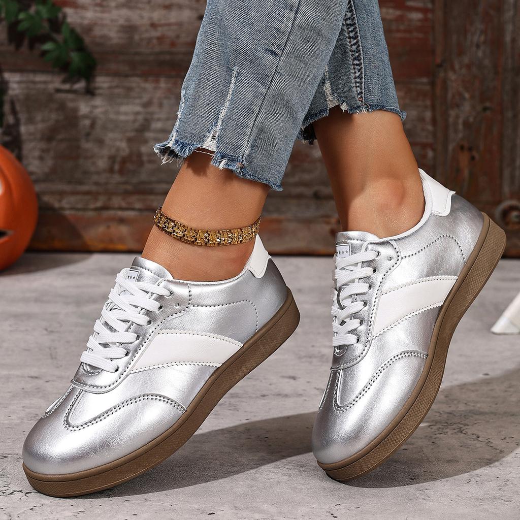 Women Casual Sneakers Outdoor Comfortable Flat Shoes Spring New Soft Sole Walking Shos Female Fashion Low-Top Sport Shoes