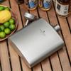 Boundless Voyage Titan Hip Flask 1400ml mit Trichter für mit Aufbewahrungstasche Ti3265D - Leicht, Langlebig, Rostfrei, Whiskey, Wasser, Sake, Draußen,