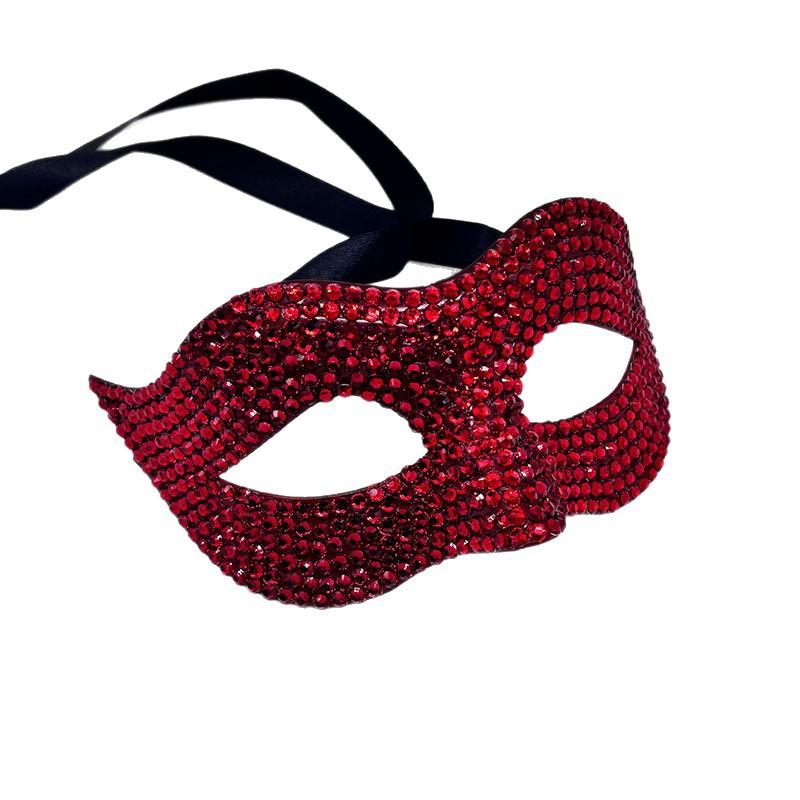 Crystal Veil Mask British Rhinestone Eye Mask Cosplay Dance Mask Rhinestone For Themed Events Women Gift Dance Parties