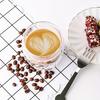 6pcs Glass Espresso Coffee Cups 27OZDouble Wall Insulated Cups Set Drinking Glasses For Fine TeaCoffeeLatteCafeMilkClear