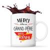 Mug - Thank You - Awesome Grandfather - Ceramic - 325 Ml - Printed Front/Back