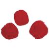 Pompons, Red, 20 Mm, 50 Pcs