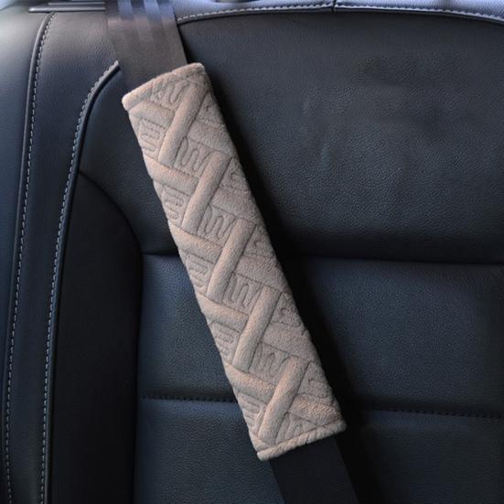 Universal Seat Belt Cover Plush Auto Warm Safety Belt Shoulder Pad Car Interior Accessories