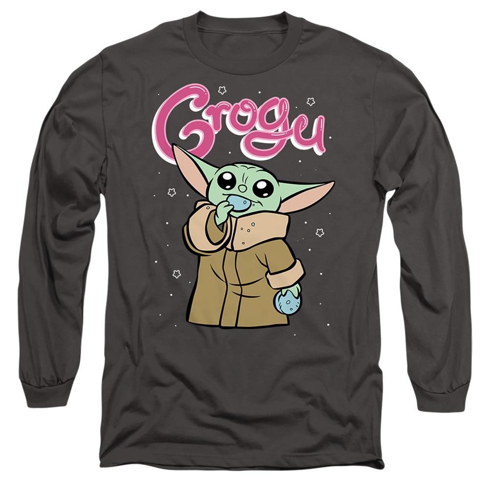 Star Wars: The Mandalorian Unisex Adult Grogu Bubble T-Shirt